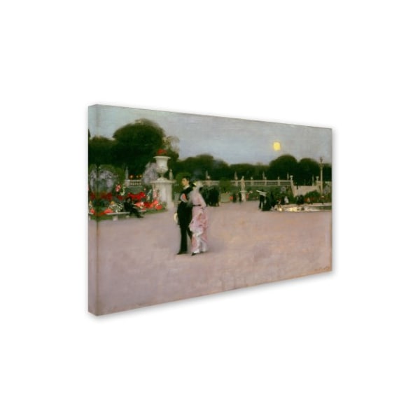 John Singer Sargent 'In The Luxembourg Gardens' Canvas Art,16x24